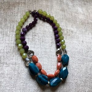Colorful beaded necklace